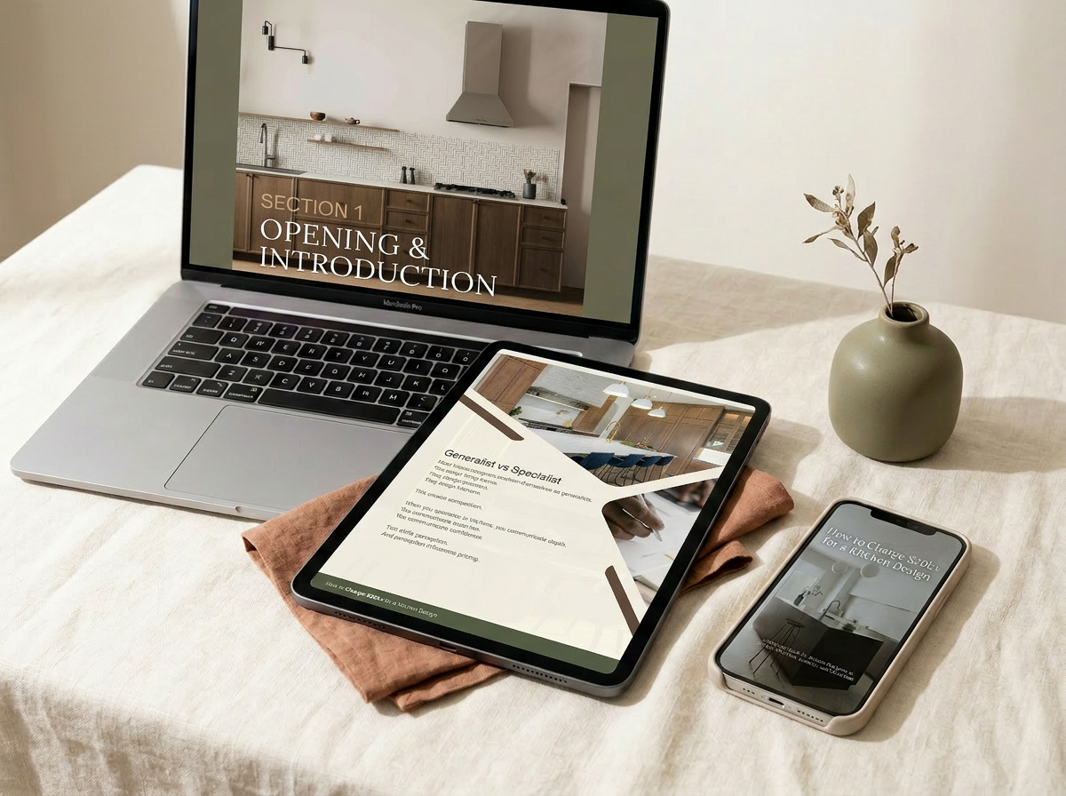The guide displayed on a laptop, iPad, and iPhone — read it anywhere